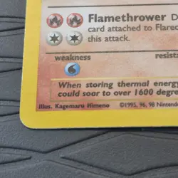 Flareon 3/64 Unlimited Holo Rare Jungle Pokemon Card MP/HP - Image 5