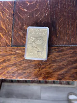1999 Pokemon Limited Edition 23k Gold Plated PIKACHU Card #25 Nintendo - Image 2