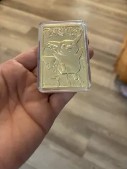 1999 Pokemon Limited Edition 23k Gold Plated PIKACHU Card #25 Nintendo - Image 4