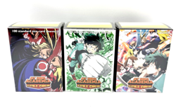 My Hero Academia Card Game 100 Ct Standard Size Card Sleeve -Set Of 3 - Image 1