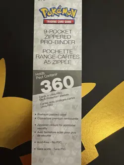 Ultra PRO Elite Series - Pikachu 9-Pocket 360 Card Zippered Binder - Image 2