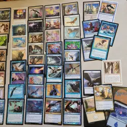 Commander Magic Deck MTG Cards = ALL 100 **White & Blue Errant and Giada BIRDS** - Image 2