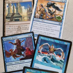 Commander Magic Deck MTG Cards = ALL 100 **White & Blue Errant and Giada BIRDS** - Image 4