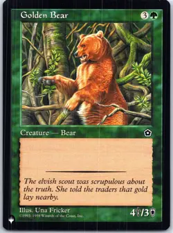MTG The List Reprints Golden Bear - Image 1