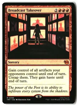 MTG Broadcast Takeover [TMT - 86] NM 4-88 NM - Image 1