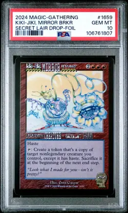 2024 MTG SECRET LAIR DROP FOIL #1659 KIKI-JIKI, MIRROR BREAKER PSA 10 - Image 1