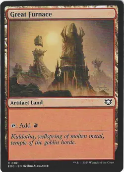 MTG: Great Furnace - Edge of Eternities- Regular - EOC Magic - C 0161 - Image 2