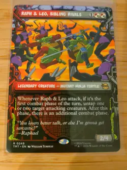 MTG Raph & Leo, Sibling Rivals (Showcase) 0249 Teenage Mutant Ninja Turtles M/NM - Image 1