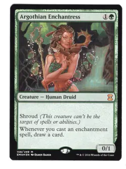 MTG Argothian Enchantress Eternal Masters Foil Near Mint - Image 1