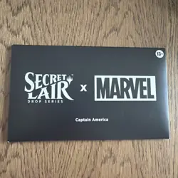 MTG Secret Lair x Marvel Captain America NON-FOIL Sealed - Image 1