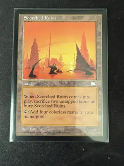 Magic The Gathering Scorched Ruins Weatherlight - Image 1