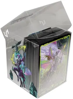 MTG Edge of Eternities 100ct Deck Protector Sleeves in Clear Box Commander B - Image 2