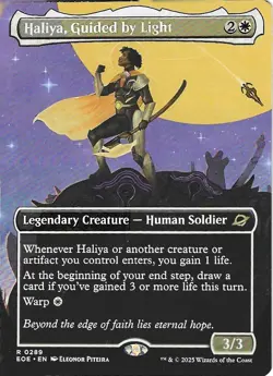 MTG: Haliya, Guided by Light - Borderless - EOE Magic - R 0289 - Image 2