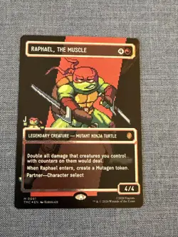 Raphael, the Muscle (0091) 8Bit Showcase Surge Foil Magic The Gathering TMNT - Image 1