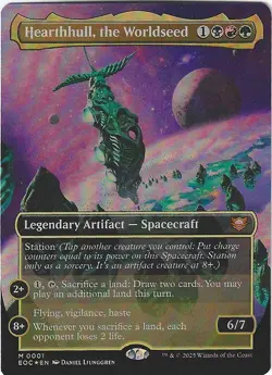 MTG: Hearthhull, The Worldseed - Borderless Foil - EOC Magic - M 0001 - Image 2