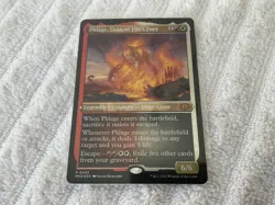 Magic MTG 1x Phlage, Titan of Fire’s Fury Foil Etched 493 Modern Horizons 3 PF - Image 1