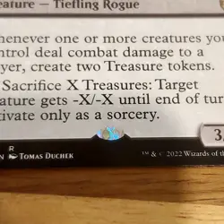 1x Grim Hireling, CLBG, Magic, MTG - Off Center Misprint - Image 3
