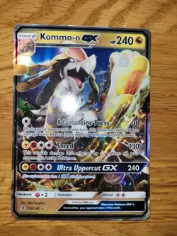 2017 Pokemon # 100/145 Sun Moon Guardians Rising Kommo-o GX NM FAST FREE SHIPN - Image 1