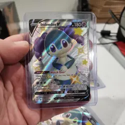 Pokemon TCG Shining Fates: Shiny Vault Indeedee V #SV114/SV122 Shiny Holo Rare - Image 3
