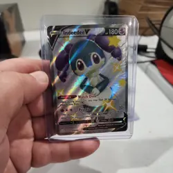 Pokemon TCG Shining Fates: Shiny Vault Indeedee V #SV114/SV122 Shiny Holo Rare - Image 4