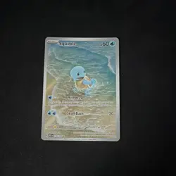Squirtle Illustration Rare Holo 60 HP Pokemon Card Sv 151 170/165 English - Image 2
