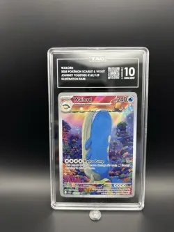 Pokemon Wailord 162/159 Sv09 Journey Together Illustration Rare Holo TAG 10 - Image 1