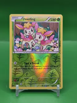 Pokemon Deerling 8/124 Fates Collide Reverse Holo - Image 1