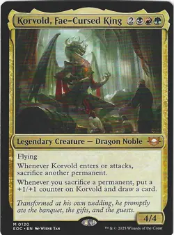 MTG: Korvold, Fae-Cursed King - Regular - EOC Magic - M 0120 - Image 2