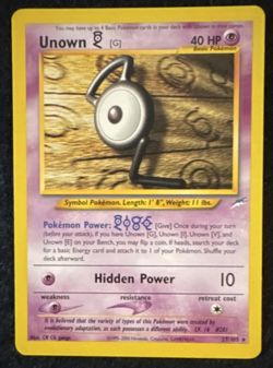 Unown G #27 | Pokemon Neo Destiny | Lightly played (Excellent) - Image 1