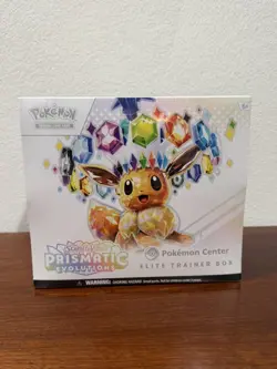 Pokemon Prismatic Evolutions Pokemon Center ETB Elite Trainer Box - SEALED - Image 1