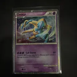 Pokemon TCG Deoxys (Shiny) SL1 Call of Legends Shiny Holo Rare Holo English - Image 1