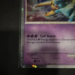 Pokemon TCG Deoxys (Shiny) SL1 Call of Legends Shiny Holo Rare Holo English - Image 3