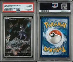 2023 POKEMON SVP EN-SV BLACK STAR PROMO 151 ULTRA-PREM COLL #052 MEWTWO PSA 10 - Image 3