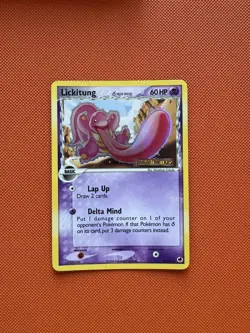 Pokemon Lickitung 2006 19/101 Delta Species Dragon Frontiers Stamp Holo LP - Image 1