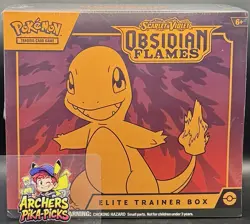 SEALED-OBSIDIAN FLAMES-ELITE TRAINER BOX-POKEMON-CHARMANDER-SHIPPING INCLUDED! - Image 1
