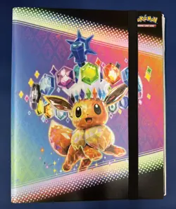 Pokemon Prismatic Evolutions - Eevee BINDER ONLY & Booklet - NEW - Image 1