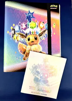 Pokemon Prismatic Evolutions - Eevee BINDER ONLY & Booklet - NEW - Image 3