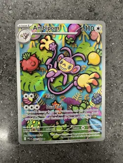 Ambipom 107/094 Phantasmal Flames Illustration Rare Pokemon - Image 1