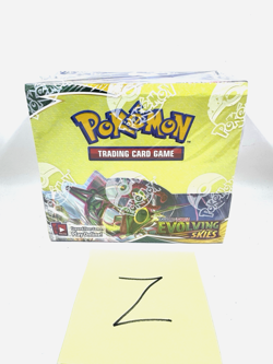 Pokemon Sword & Shield Evolving Skies Booster Box New (Z) With Acrylic Box - Image 1