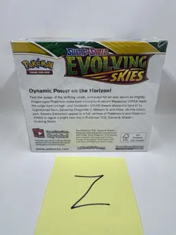 Pokemon Sword & Shield Evolving Skies Booster Box New (Z) With Acrylic Box - Image 2