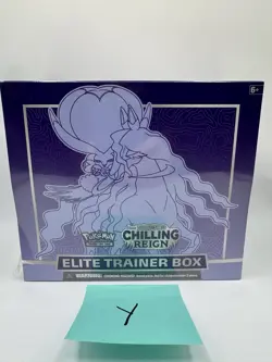 Pokemon TCG Chilling Reign ETB – Shadow Rider Calyrex (Y) Tear In Plastic - Image 2