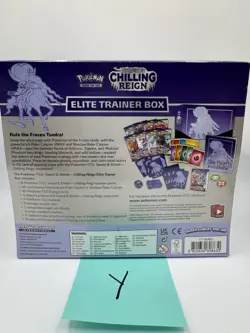 Pokemon TCG Chilling Reign ETB – Shadow Rider Calyrex (Y) Tear In Plastic - Image 5