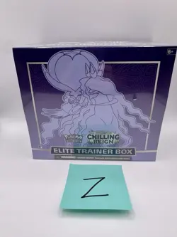 Pokemon TCG Chilling Reign ETB – Shadow Rider Calyrex (z) Tear In Plastic - Image 1