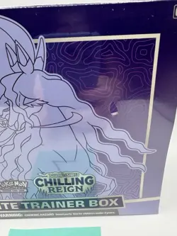 Pokemon TCG Chilling Reign ETB – Shadow Rider Calyrex (z) Tear In Plastic - Image 2