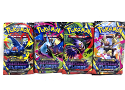 Pokemon Mega Evolution Phantasmal Flames 4x Booster Pack Art Set Sealed - Image 1