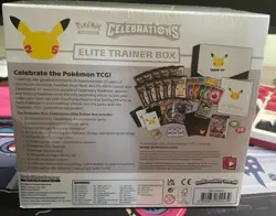 Pokemon Celebrations Elite Trainer Box ETB 25th Anniversary New Factory Sealed 820650809439 - Image 4