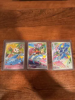 Pokemon 2026 First Partner Illustration Collection – Series 1 Promo Set (43-45) - Image 1