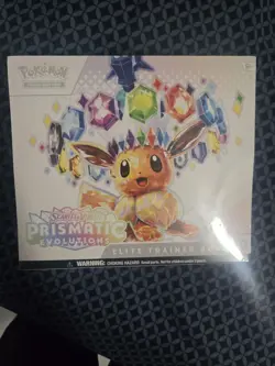 Pokemon Prismatic Evolutions ETB Elite Trainer Box Sealed - Image 1