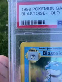 Pokemon TCG Blastoise Base Set Holo 2/102 (1999) PSA 6 English Graded - Image 3
