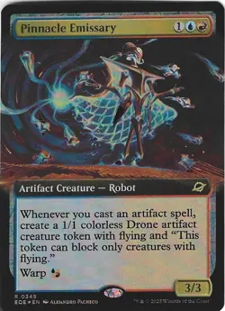 MTG: Pinnacle Emissary - Borderless Fiol - EOE Magic - R 0349 - Image 2